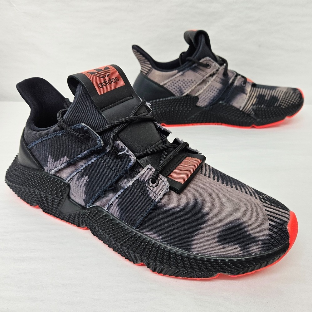 Adidas Prophere Athletic Sneakers DB1982 Core Black Solar Red Mens Size 11